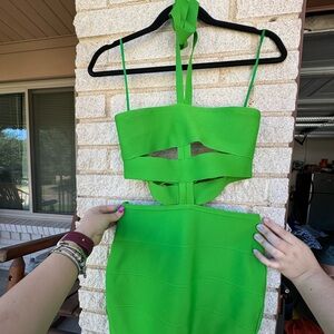 Sexy Green Bandage Dress